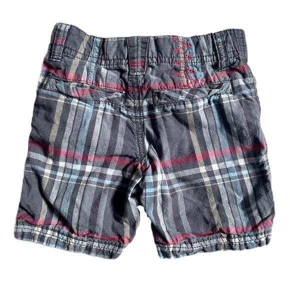 Sprockets Multicolored Plaid Chino Toddler Shorts, Size 24 Months - Picture 2 of 8